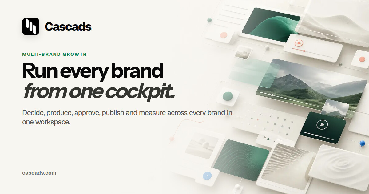 Cascads supervised agentic marketing operations